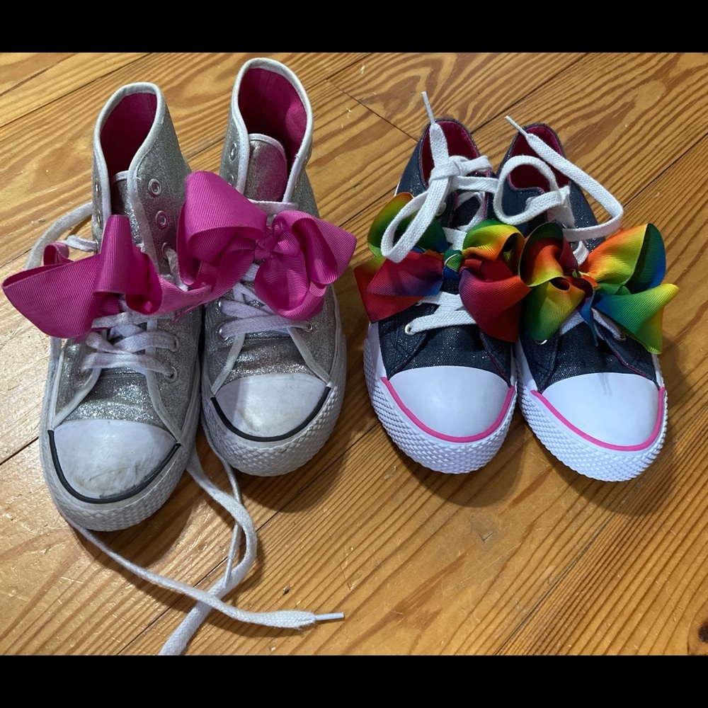 2 pair of Jojo Siwa shoes